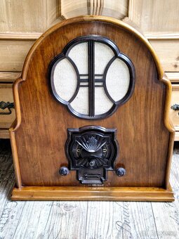 Starožitné rádio Telefunken 341WL, 1931/32, velká kaplička - 6