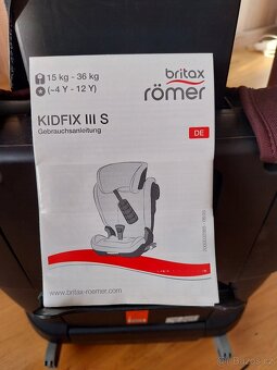 Autosedacka römer kidfix III M 15-36 kg - 6