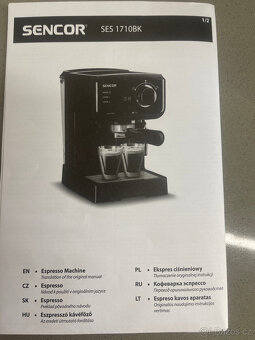 Nové pákové espreso SENCOR SES 1710BK - 6