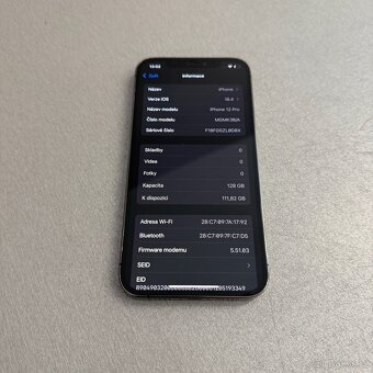 iPhone 12 Pro 128GB, 100% baterie, pěkný stav, rok záruka - 6