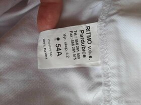 Pracovní bílé kalhoty M-L - zdravotnictví - kuchař atd. - 6
