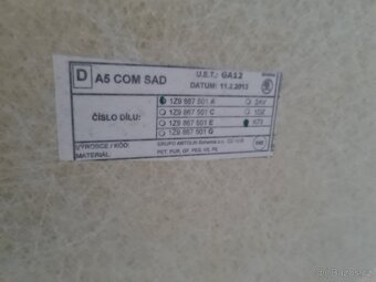 NOVÁ Stropnice Octavia 2 RS Combi černá ORIGINÁL - 6