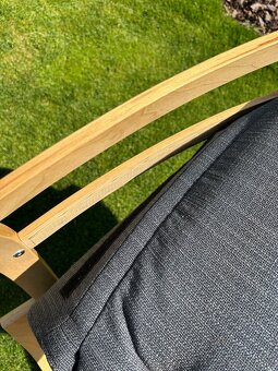 Křeslo z OŘ Ikea - tmavě šedý polstr - 6