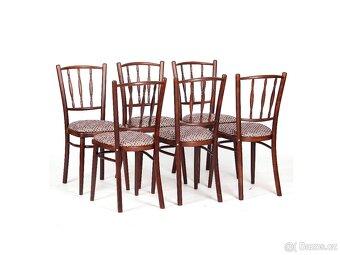 Jídelní set, 6x přečalouněné židle TATRA. - 6