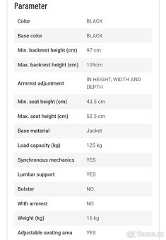 Sidiz T50 XL ALPHA/Kancelářská židle @001( OP 16.000kc) - 6