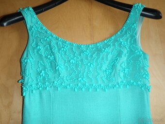 společenské vintage šaty - vel. XS - 6