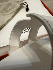 Hermes Oran blanc sandály - 6