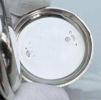 STŘÍBRNÉ TŘÍPLÁŠŤOVÉ KAPESNÍ HODINKY SYSTÉM GLASHÜTTE - 6