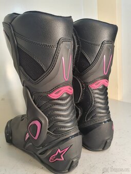 40 Alpinestars Stella SMX-6 Vysoke boty na moto - 6