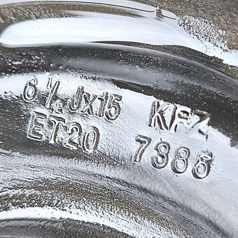 Zimní kola Peugeot 195/65/15, 6.5Jx15 ET20 č. AD19 - 6