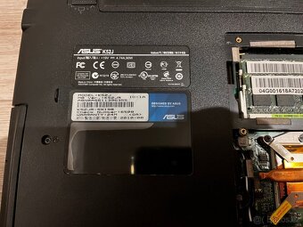 NOTEBOOK ASUS, Model: K52JR, na náhradní díly, bez HDD - 6