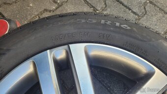 Alu kola VW Golf Touran 205/55 R16 pneu Pirelli 99% - 6