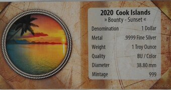 Stříbrná mince Bounty 1oz, dva druhy - 6