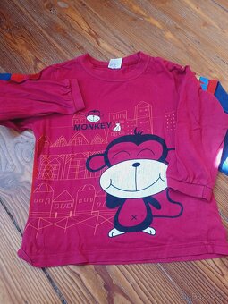 4x Triko dlouhý rukáv 104 - 6