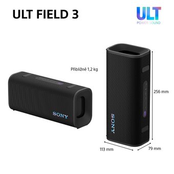 Přenosný reproduktor Sony ULT FIELD 3 černý - 6
