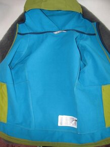 Softshellová khaki bunda s kapucí VAUDE - 6