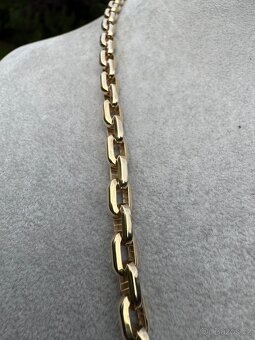 Zlaty řetěz - ANKR - PILKA 65cm -32g 585 14k - NOVÝ ZLATO - 6