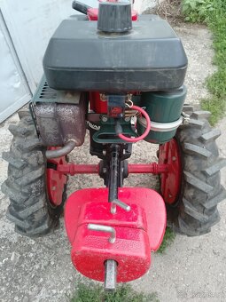 Vari malotraktor,motor Jikov,držáky,závaží,pluh,těleso TOP - 6