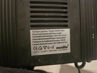 Eurolite Theatre 650/1000 spot a 300/500 spot - 6