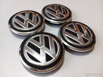 Středové krytky Vw, 65x56mm, Nové logo struktura - 6