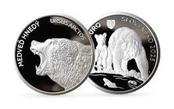Fauna a flóra na Slovensku 2025 - 3x 3,33 € Ag mince - 6