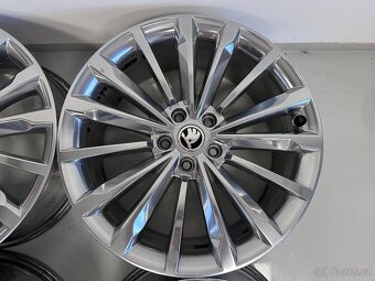 Alu sada kol Trinity 5x112 R19, cololeštěné - chrom - 6