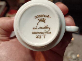 Luxusní kávový servis JOSEFÍNA (Loučky) - 6