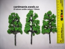 Modelová železnice lidičky stromečky - 6