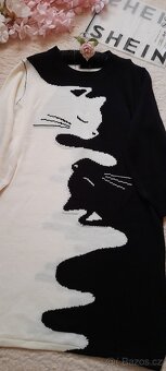 Shein kočičí svetrové šaty - NOVÉ - 6
