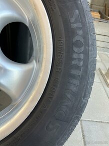Al disky Toyota 4ks + letní pneu staré - 6