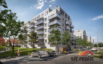 Novostavba bytu 2+kk/B, celkem 47,2 m2, balkon, 5.NP, sklep, - 6
