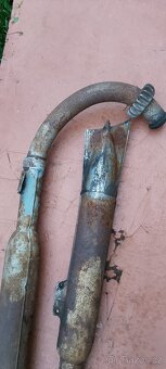 Výfuky Jawa kompletní originál+kolena - 6