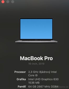 Macbook Pro 16 i9 64gb - 6