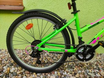 Značkové dětské kolo LEADER FOX 24" (ZELENÁ) - 6
