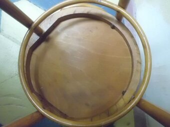Zajímavé dřevěné Starožitné Křesílko - THONET - 6