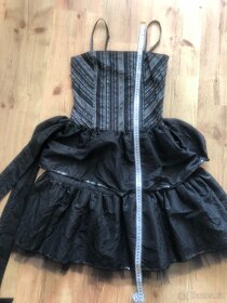 Šaty černo-stříbrné vel. M (36/38), zn. Rinascimento - 6