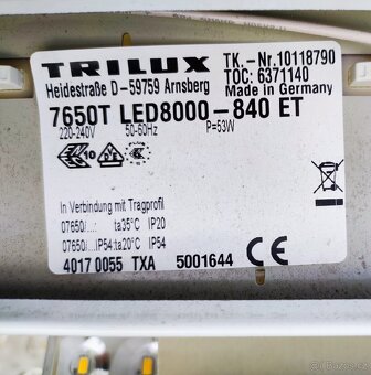TRILUX LED světlo 53W 4000K – grow / dílna / sklad - 6