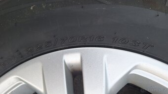 Alu kola Kia 16" 5x114,3 letní pneu 225/70 R16 6-7mm - 6