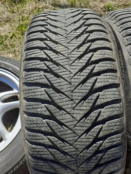alu disky BMW 5x120 r16, zimní pneu 195/55/16 6-7mm - 6