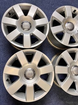 5x100 R16 originál alu Audi - TOP STAV - 6