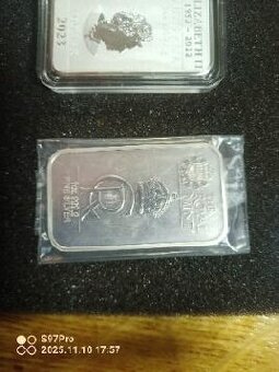 stříbrné slitky 1 oz a mince 1 oz - 6