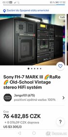 retro rarita vez sony FH-7 - 6