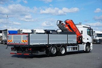 MB Actros 2543-6x2–Valník+HR-FASSI F-295 RA–EURO 6 - 6