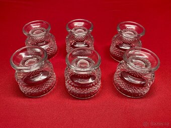 sklenice retro sklenice sada československé sklo pohár - 6