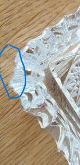 broušený servírovací tác z olovnatého skla - 6