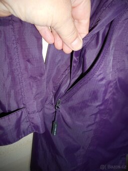 Nepromokavá bunda, parka dlouhá - fialová M - Tchibo - 6