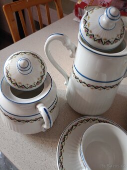Starý porcelánový servis pro dvě osoby - 6