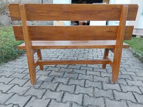 Dřevěná zahradní lavice - 6