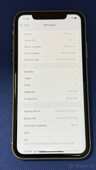iPhone XR 64GB White, pěkný stav - 6