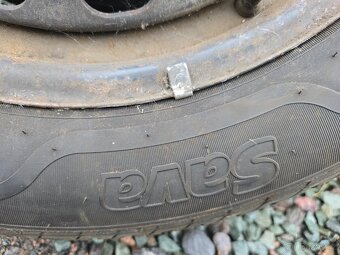 Sada plechových disků + hezké zimní pneu 215/60 r16 - Yeti - 6